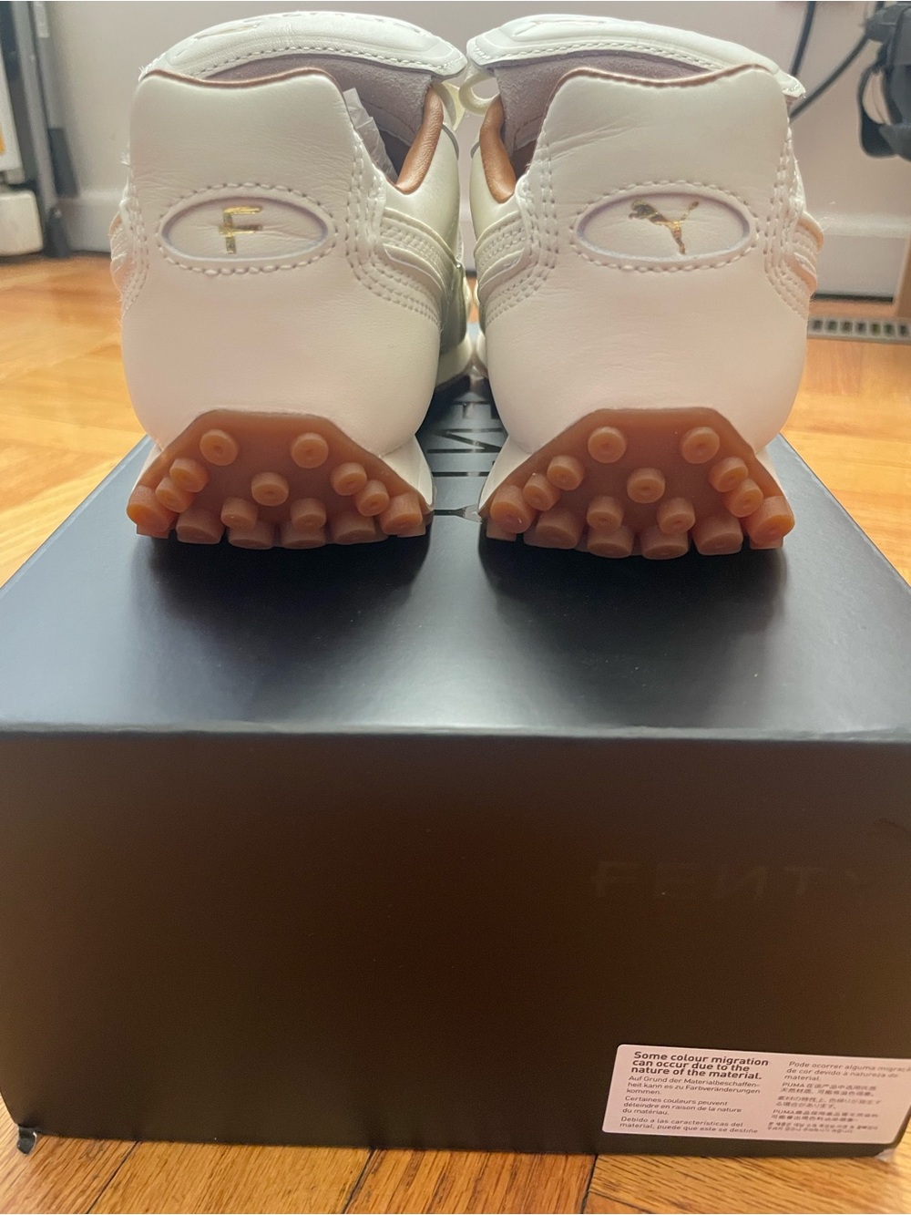 Puma x Fenty Women’s Avanti VL Sneakers in Warm White - Picture 8 of 10